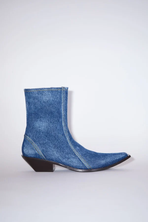 Ankle Boots Im Denim-Look>Acne Studios Outlet