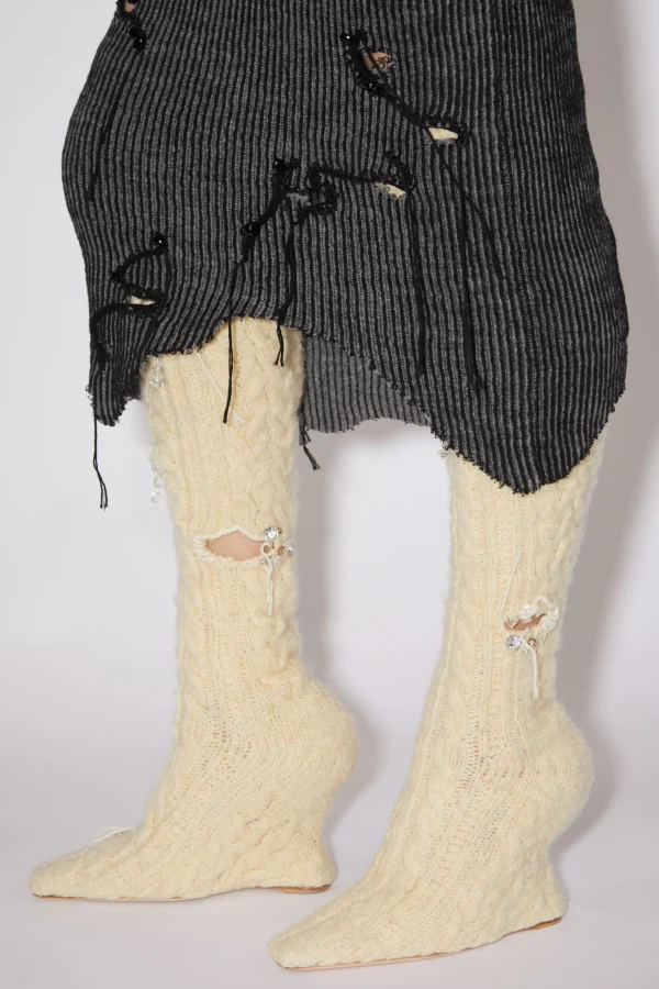 Asymmetrischer Rock Im Used-Look>Acne Studios Discount