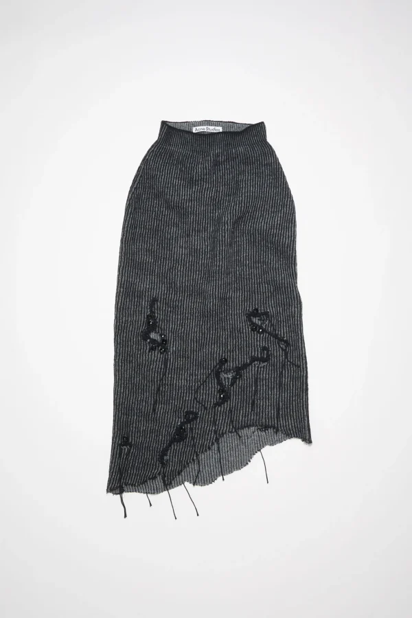 Asymmetrischer Rock Im Used-Look>Acne Studios Discount