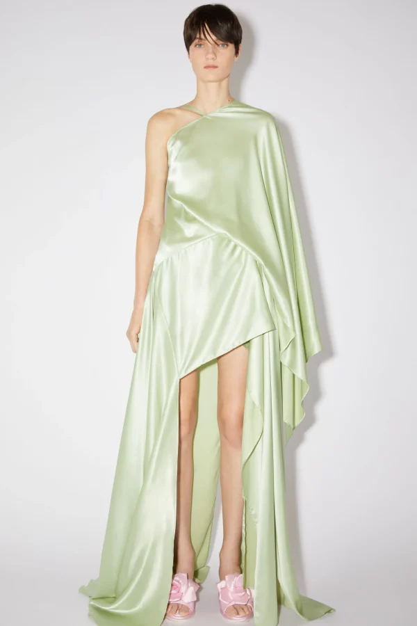 Asymmetrisches Kleid Aus Satin>Acne Studios Best Sale