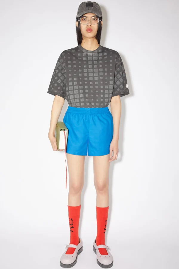 Badeshorts Mit Wasserreaktivem Logo>Acne Studios Clearance