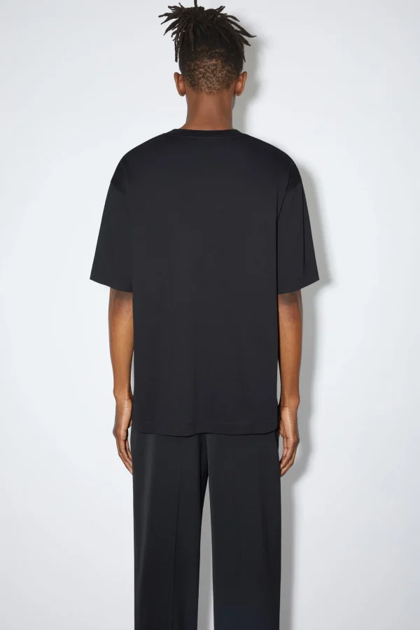 Baumwoll-T-Shirt Mit Tasche>Acne Studios Sale