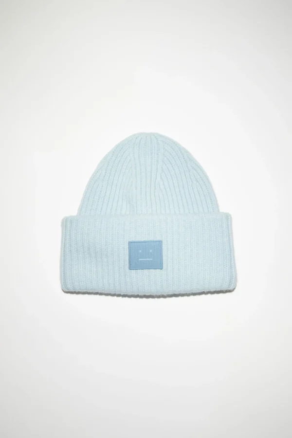 Beanie Mit Grosem Face-Logo>Acne Studios Shop