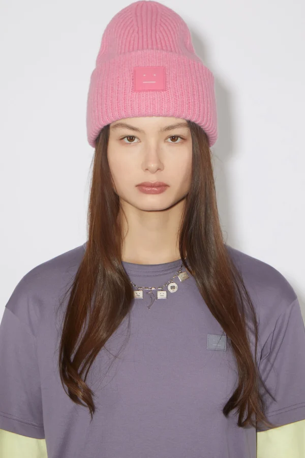 Beanie Mit Grosem Face-Logo>Acne Studios Outlet