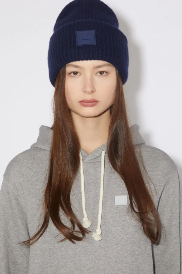 Beanie Mit Grosem Face-Logo>Acne Studios Sale