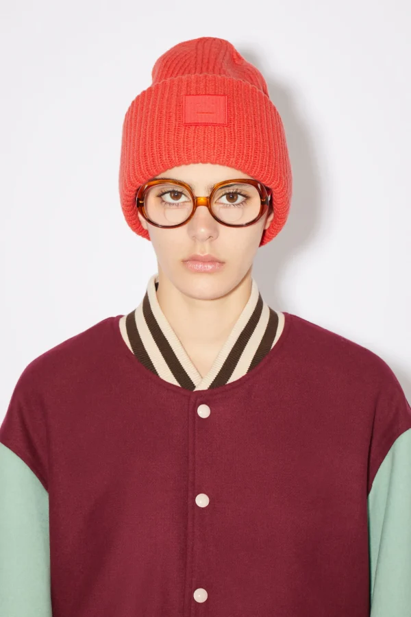 Beanie Mit Grosem Face-Logo>Acne Studios Online