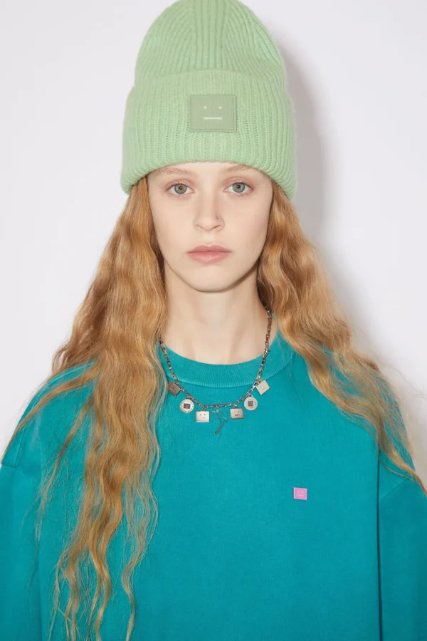 Beanie Mit Grosem Face-Logo>Acne Studios Online