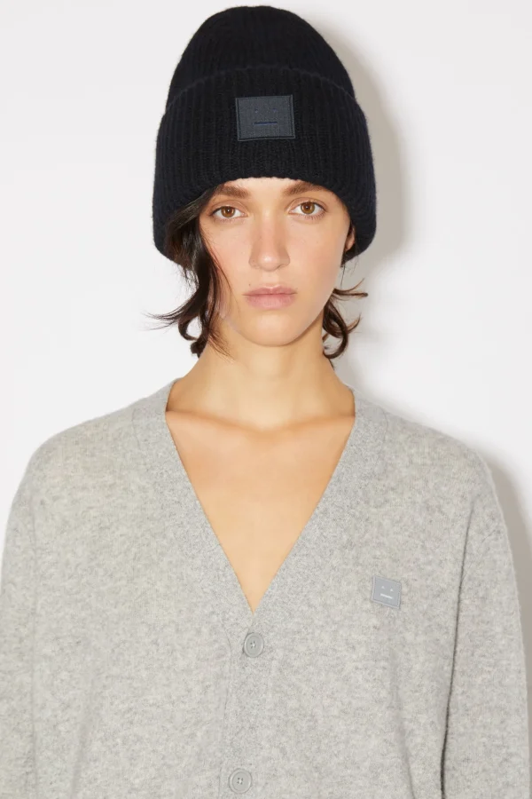 Beanie Mit Grosem Face-Logo>Acne Studios Store