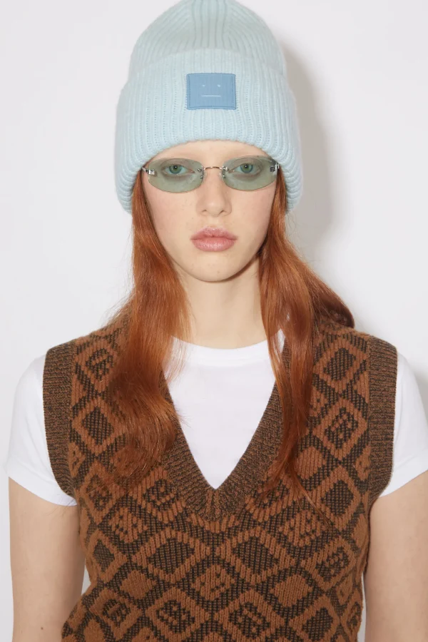 Beanie Mit Grosem Face-Logo>Acne Studios Cheap