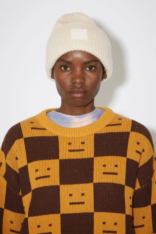 Beanie Mit Grosem Face-Logo>Acne Studios Discount