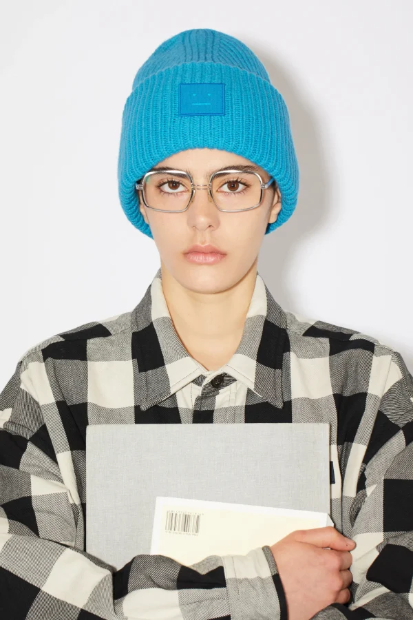 Beanie Mit Grosem Face-Logo>Acne Studios Outlet