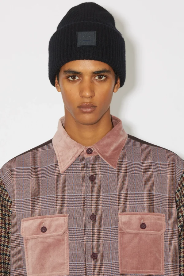 Beanie Mit Grosem Face-Logo>Acne Studios Store