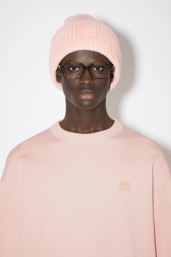 Beanie Mit Grosem Face-Logo>Acne Studios Fashion