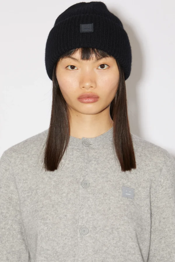 Beanie Mit Kleinem Face-Logo>Acne Studios Fashion