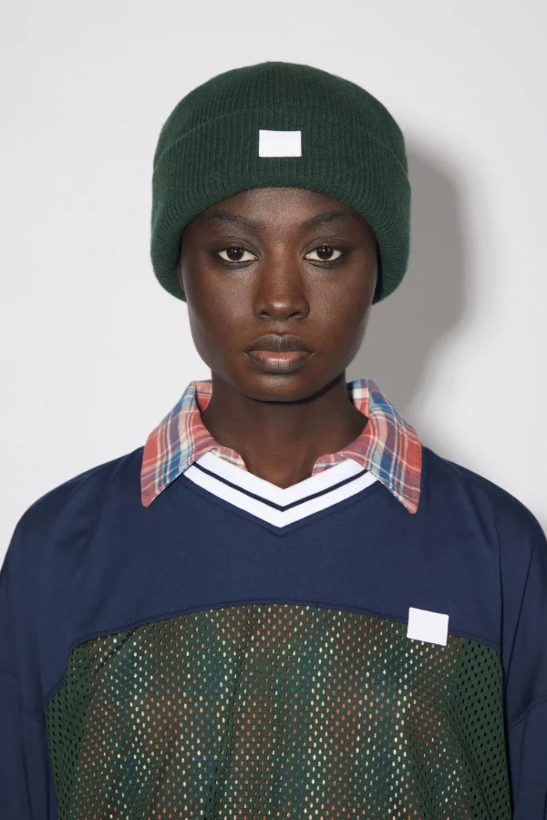 Beanie Mit Kleinem Face-Logo>Acne Studios Hot