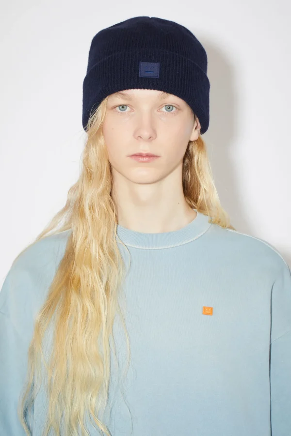 Beanie Mit Kleinem Face-Logo>Acne Studios Store