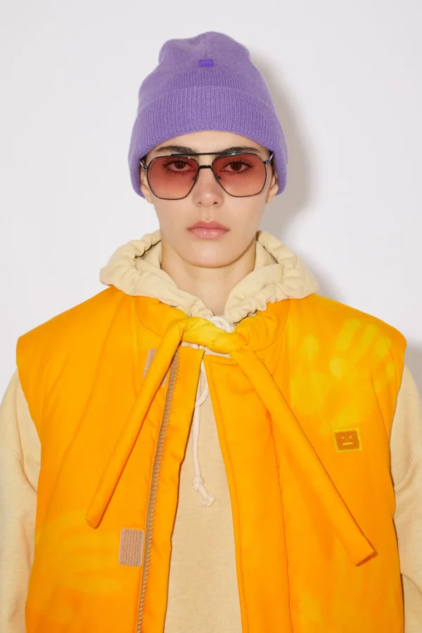 Beanie Mit Micro-Face-Aufnaher>Acne Studios Fashion