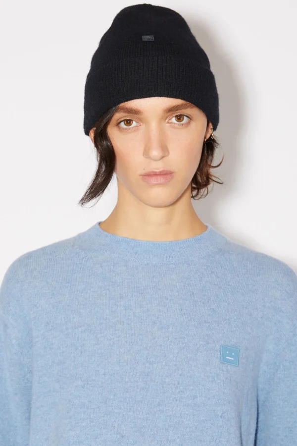 Beanie Mit Micro-Face-Aufnaher>Acne Studios Fashion