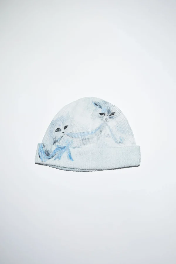 Bedruckte Beanie Aus Strick>Acne Studios Cheap