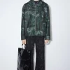 Bedruckte Jacke Mit Kapuze>Acne Studios Online