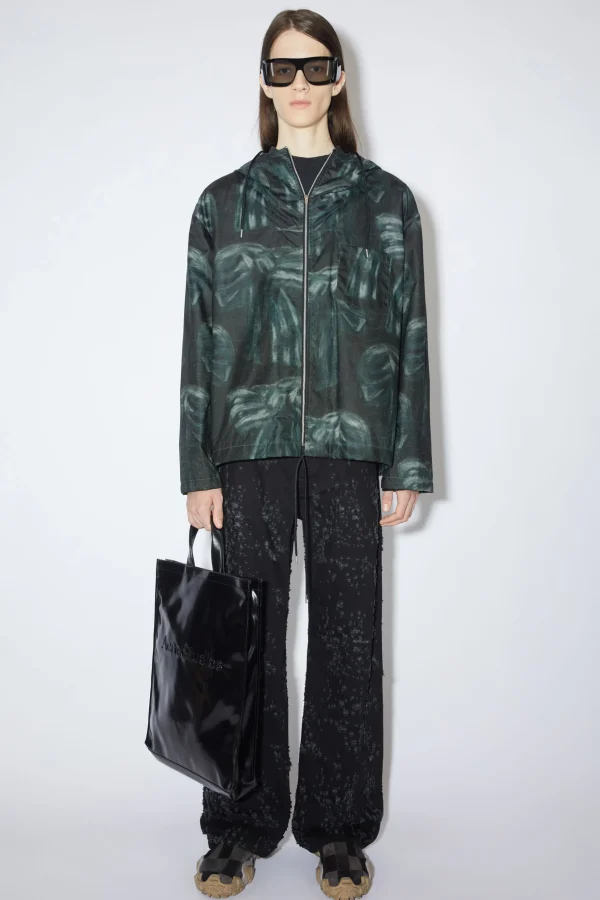 Bedruckte Jacke Mit Kapuze>Acne Studios Online