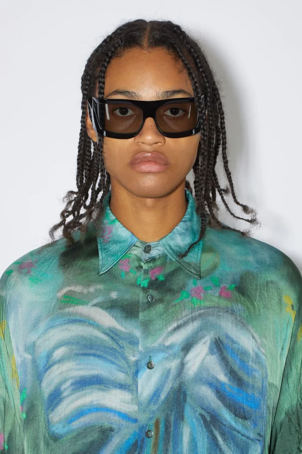 Bedrucktes Hemd Mit Knopfleiste>Acne Studios Hot