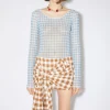 Body Mit Gingham-Muster>Acne Studios Clearance