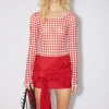 Body Mit Gingham-Muster>Acne Studios Discount