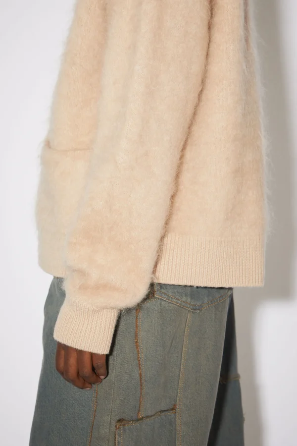 Cardigan Aus Flauschigem Mohair-Woll-Mix>Acne Studios Flash Sale