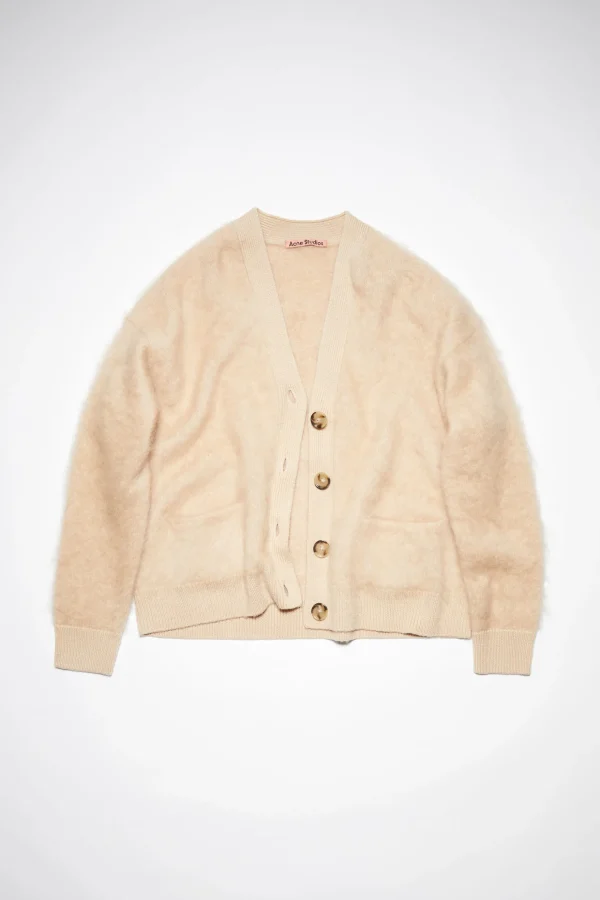 Cardigan Aus Flauschigem Mohair-Woll-Mix>Acne Studios Flash Sale