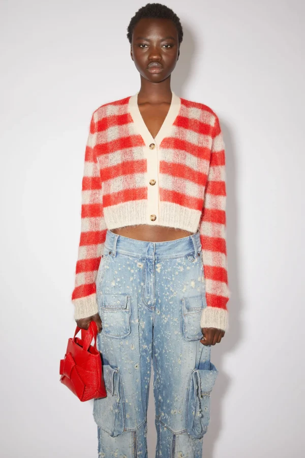 Cardigan Mit Vichy-Karo>Acne Studios Store