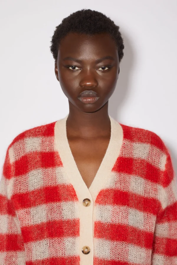 Cardigan Mit Vichy-Karo>Acne Studios Store