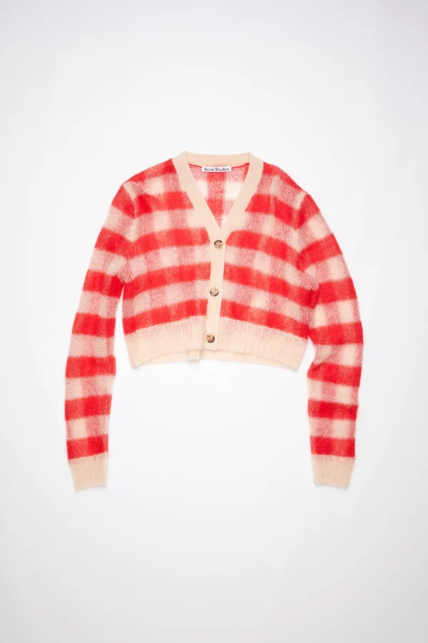 Cardigan Mit Vichy-Karo>Acne Studios Store