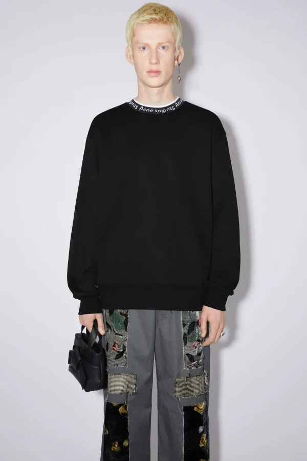 Das Gerippte Logo-Sweatshirt>Acne Studios Cheap