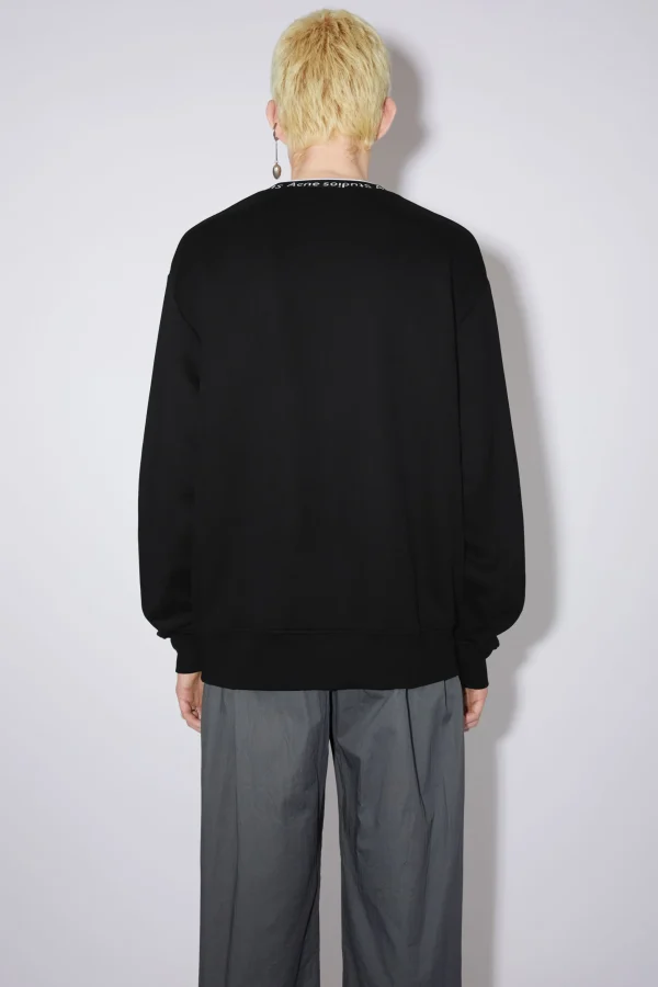 Das Gerippte Logo-Sweatshirt>Acne Studios Cheap