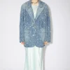 Denimjacke Im Used-Look>Acne Studios Best Sale