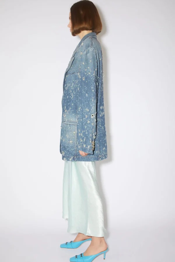 Denimjacke Im Used-Look>Acne Studios Flash Sale