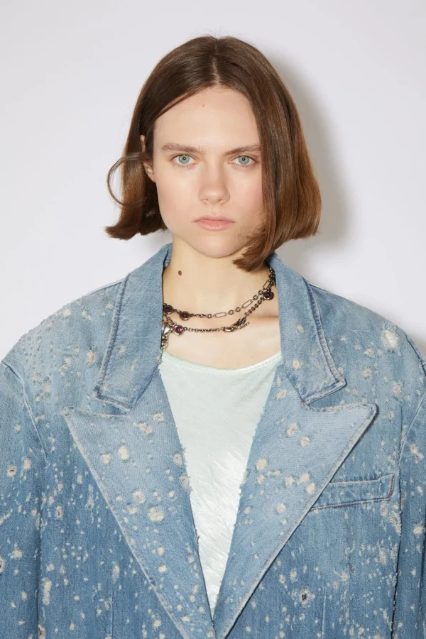 Denimjacke Im Used-Look>Acne Studios Flash Sale