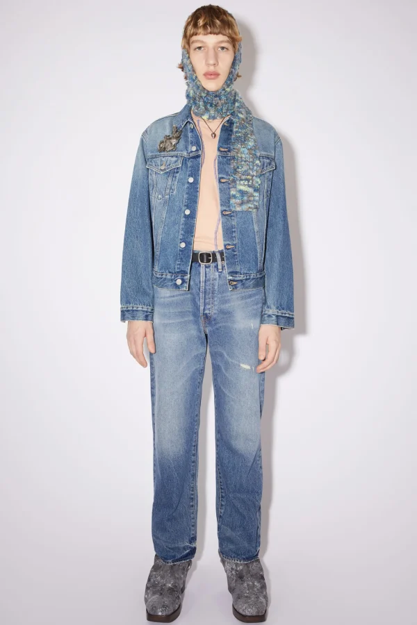 Denim-Jacke In Regularer Passform>Acne Studios Flash Sale