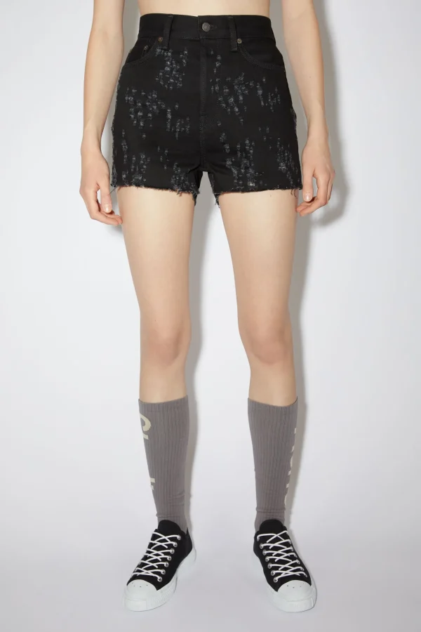 Denimshorts Im Used-Look>Acne Studios Cheap