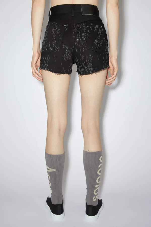 Denimshorts Im Used-Look>Acne Studios Cheap