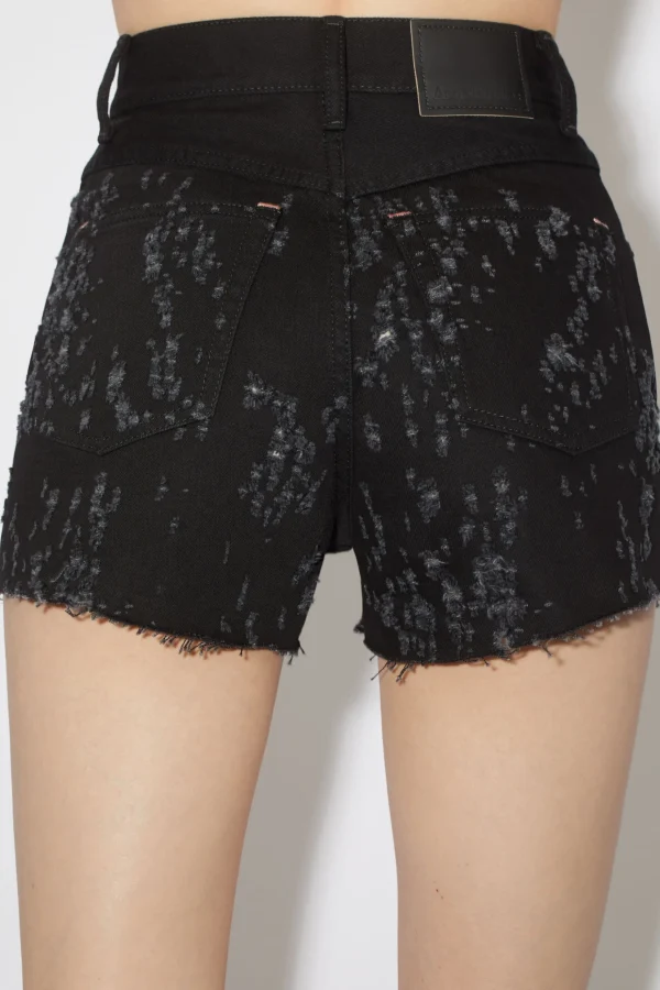 Denimshorts Im Used-Look>Acne Studios Cheap
