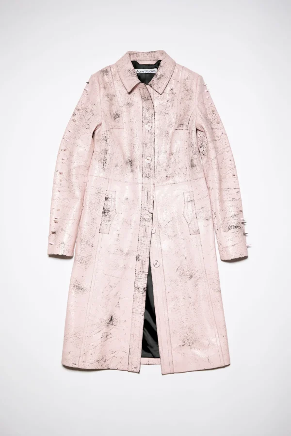 Einreihiger Ledermantel>Acne Studios Online