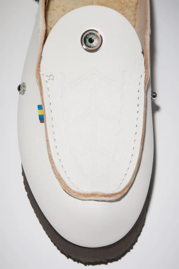 Embellished Leather Slip-On Shoes>Acne Studios Sale