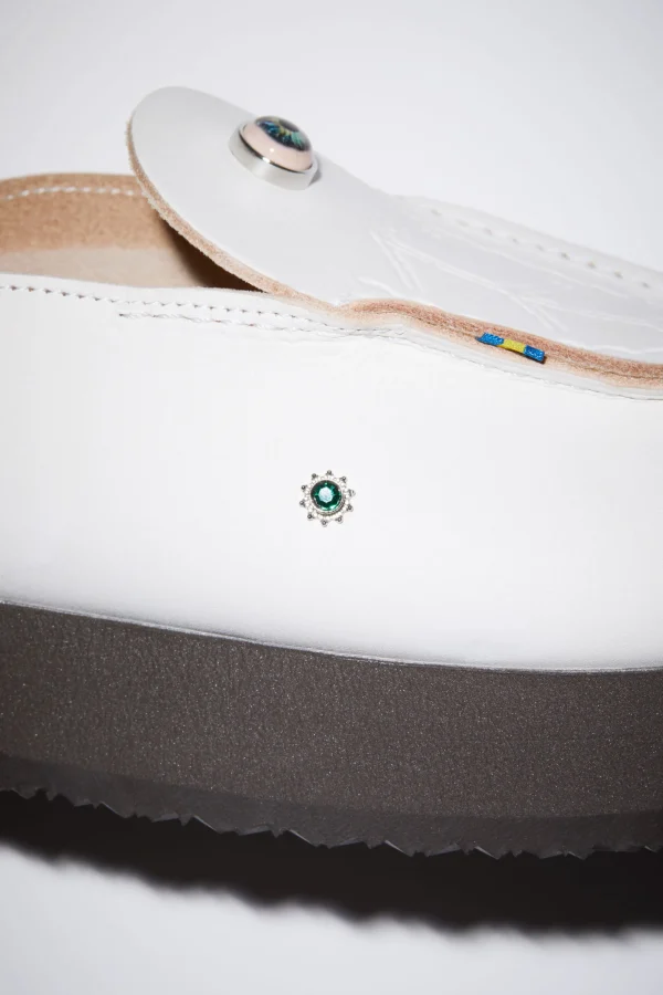 Embellished Leather Slip-On Shoes>Acne Studios Sale