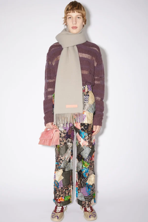 Fransen-Schal Aus Wolle>Acne Studios Clearance