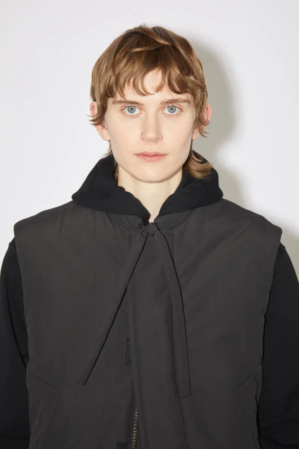 Gefutterte Weste Aus Nylon>Acne Studios Store