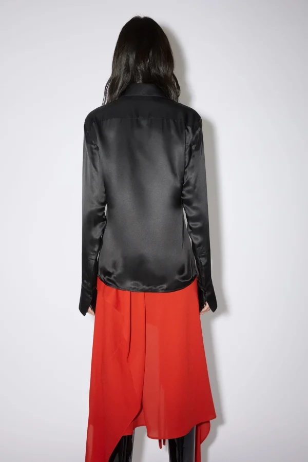 Geknopftes Satin-Hemd>Acne Studios Fashion