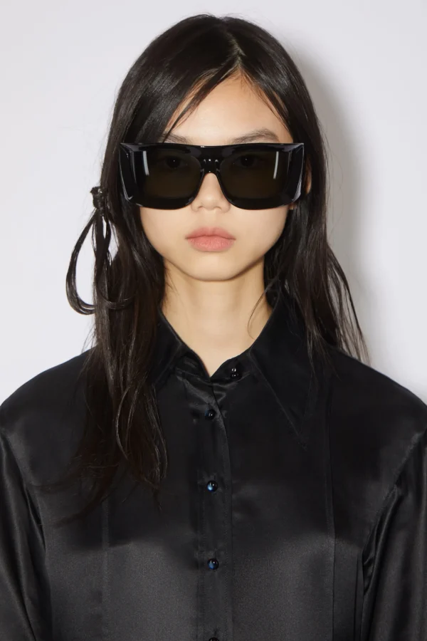 Geknopftes Satin-Hemd>Acne Studios Fashion