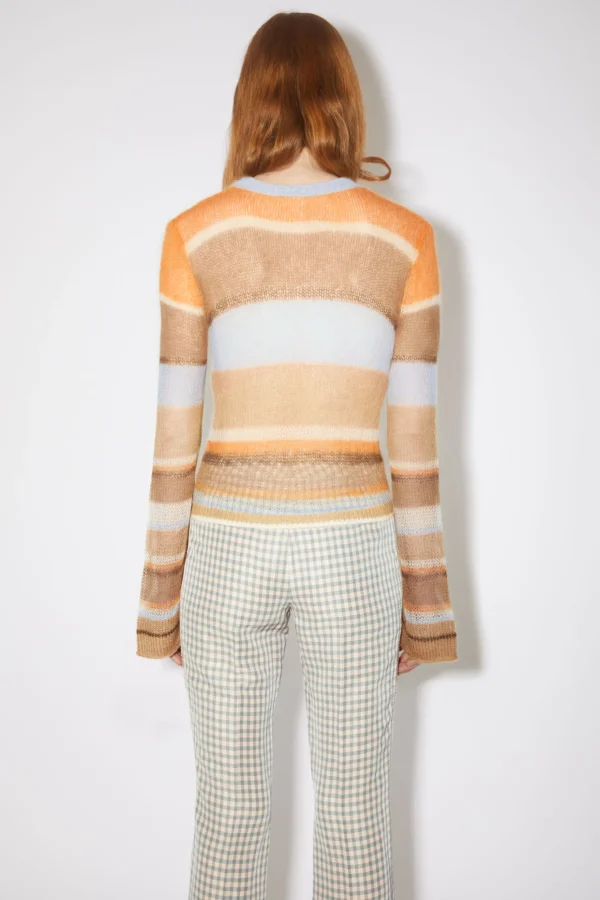 Gestreifter Pullover Aus Mohair>Acne Studios Online